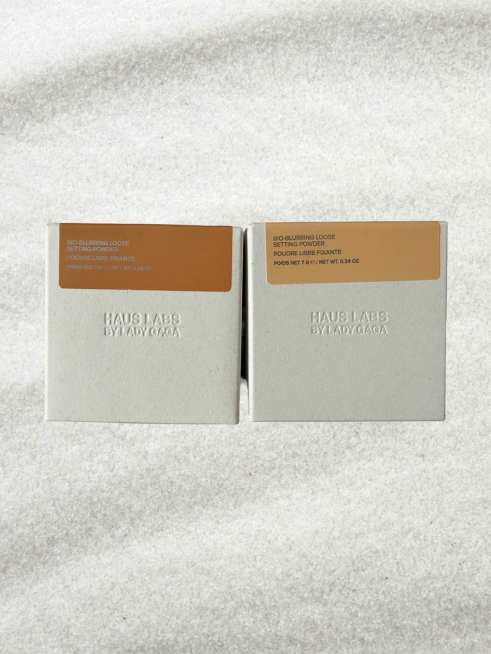 Haus Labs Bio-Blurring Loose Setting Powder Golden and Deep Honey 2Pc. Bundle